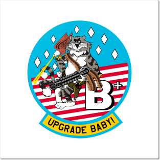 F-14 Tomcat - Upgrade Baby! Clean Style Posters and Art